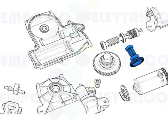 came spare part endless screw first reduction frog-j 119ria069