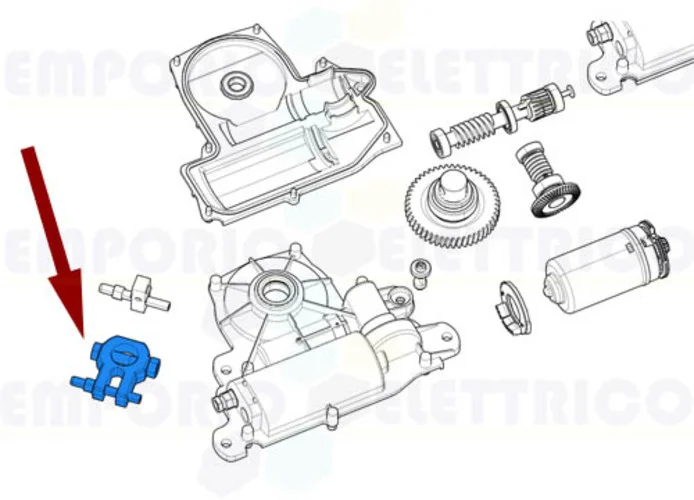 came spare part transmission arm frog-j 119ria071