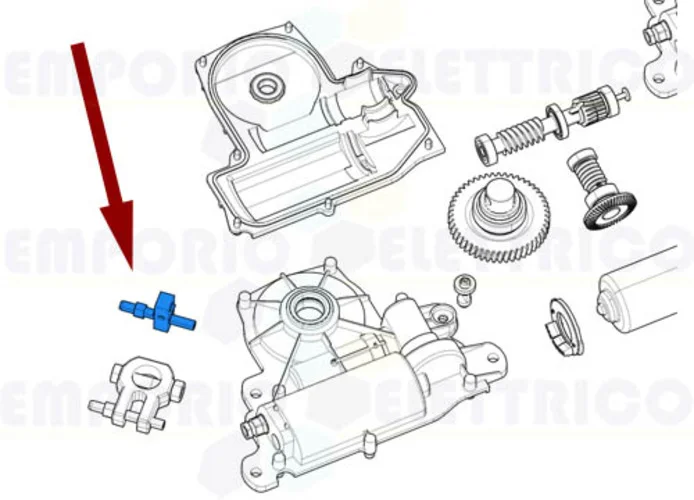 came spare part arm connecting block frog-j 119ria072