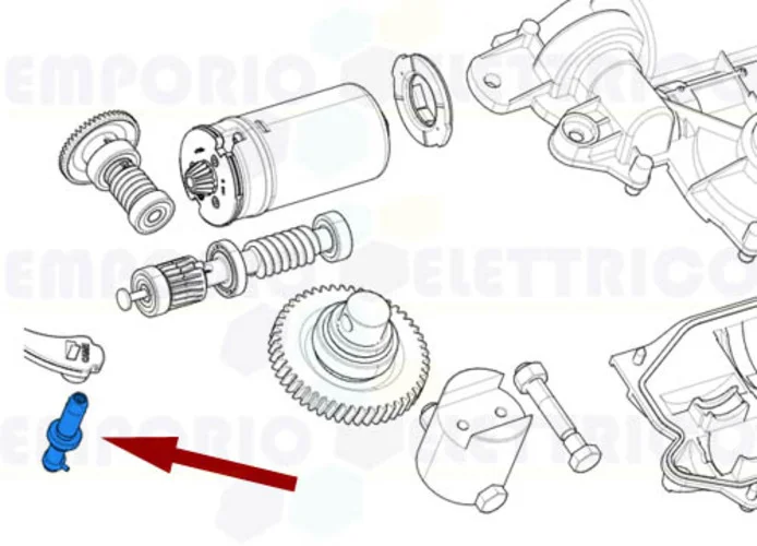 came spare part release shaft myto 119ria096