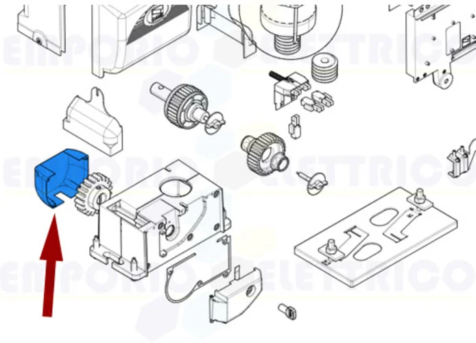 came spare part pinion protection carter bx 119ribx002