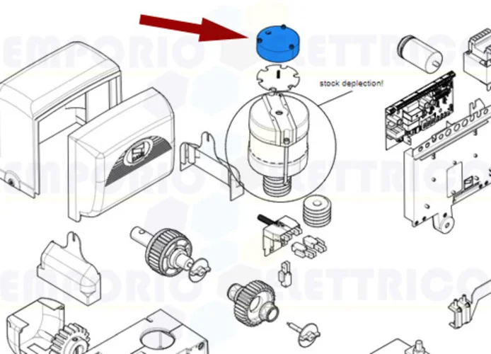 came spare part electrobrake bx bk 119ribx035