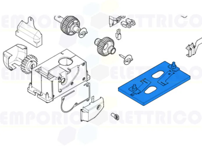 came spare part gearmotor fixing base bx 119riy006