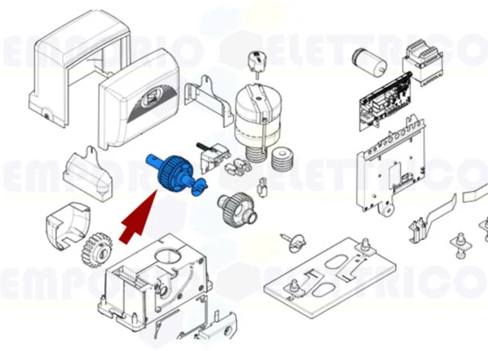 came spare part of the slow shaft bx 119ribx007