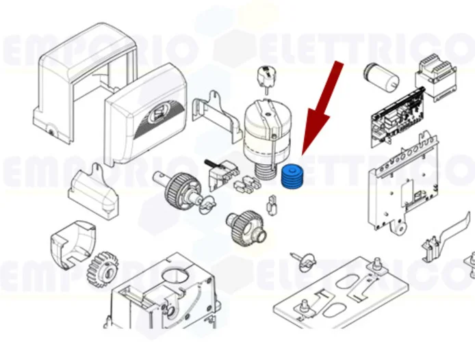 came spare part endless screw bx 119riy003