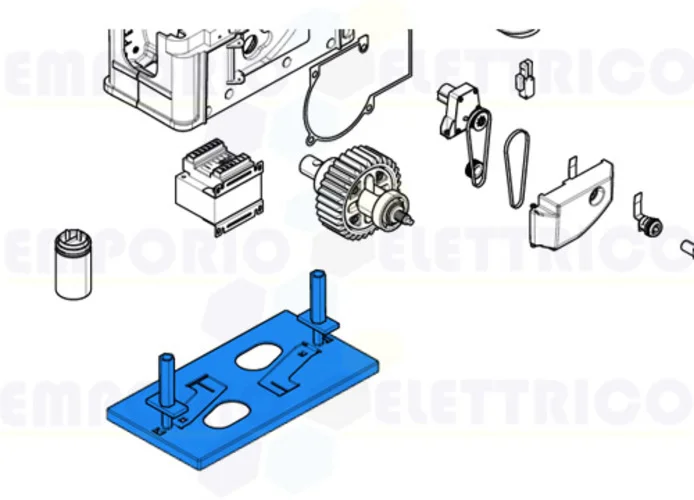 came spare part gearmotor fixing base bk 119ribk001