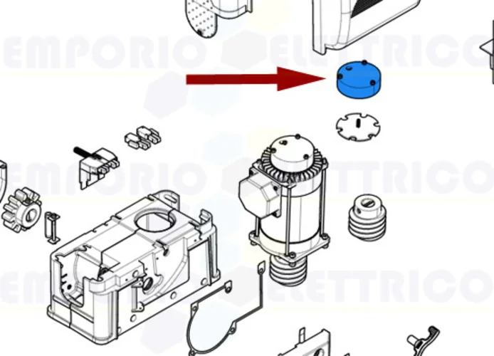 came spare part electromagnet case bk by 119riy034