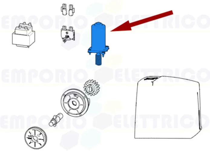 came spare part motor bxv sdn 119ribs017