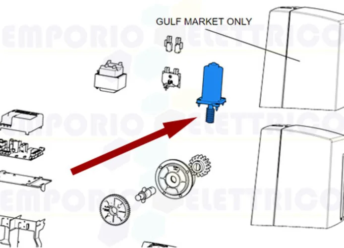 came spare part motor bxv 88001-0011