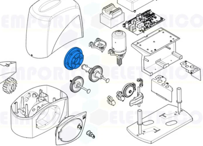 came spare part side flange pinion bx 119ribx047