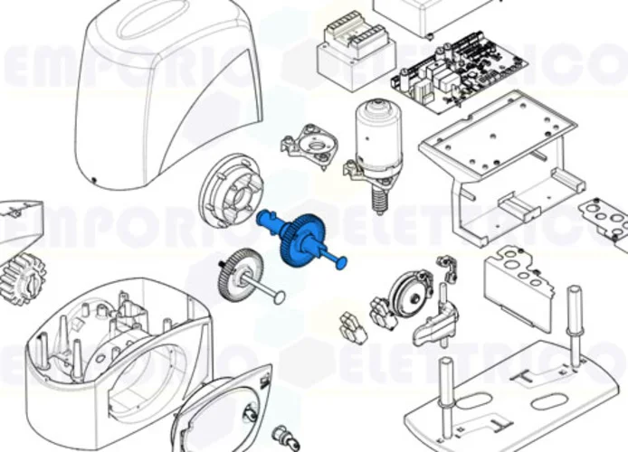  came spare part slow shaft bx 119ribx048