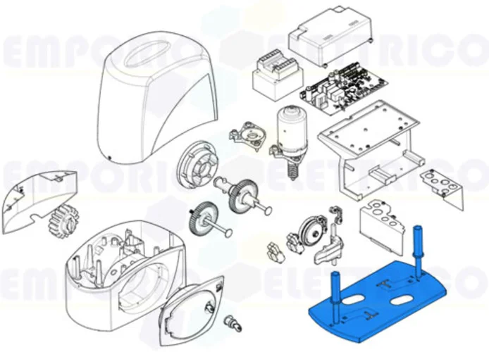 came spare part gearmotor fixing base bx 119ribx049