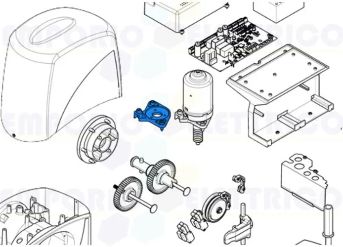 came spare part flange and motor seal bx 119ribz017