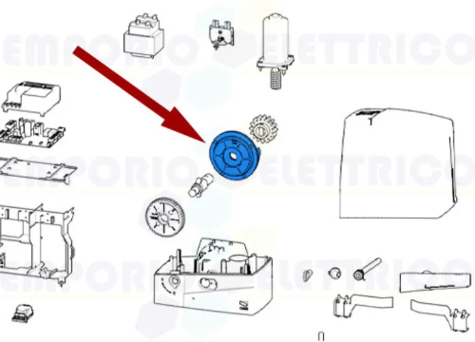 came spare part front flange sdn 119ribs002