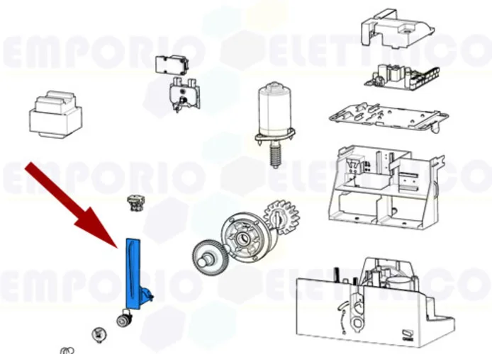 came spare part release lever group bxl 119rib009