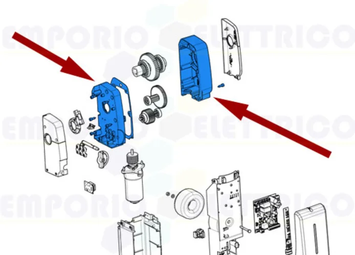 came spare part reducer casing emega40 119rie196