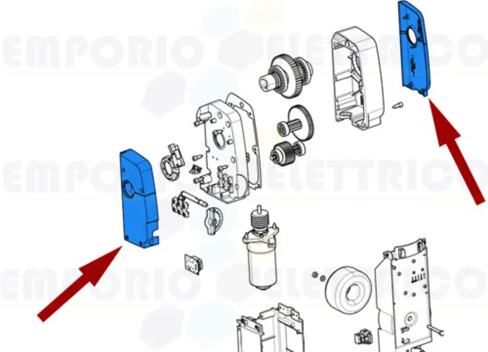 came spare part upper plastics emega40 119rie200