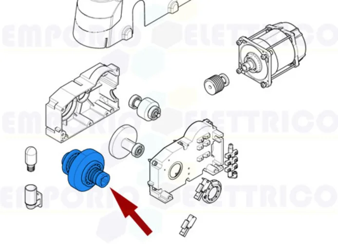 came spare part of the slow shaft emega 119rie062