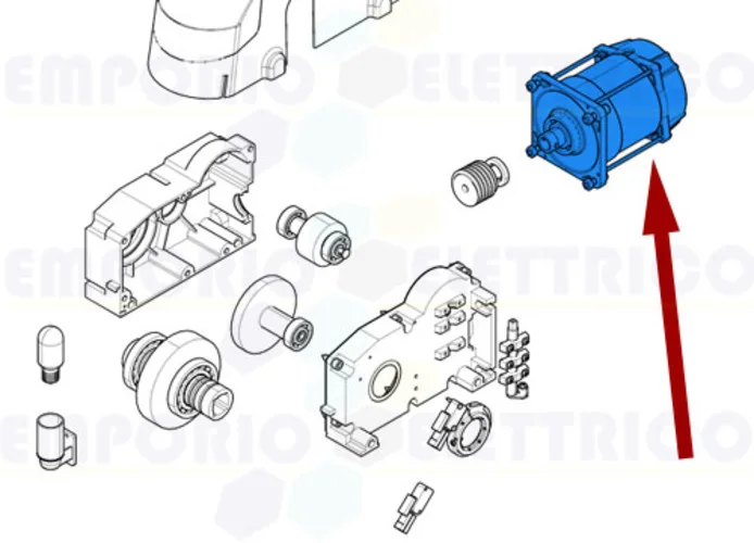 came spare part of the motor group emega 119rie072