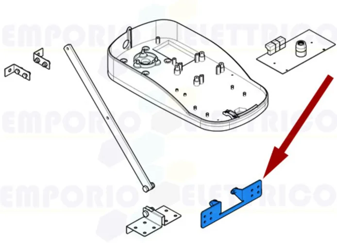 came spare part head connection bracket ver 119rie109