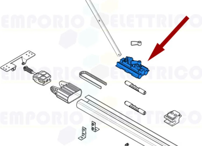 came spare part sliding block ver 119rie147