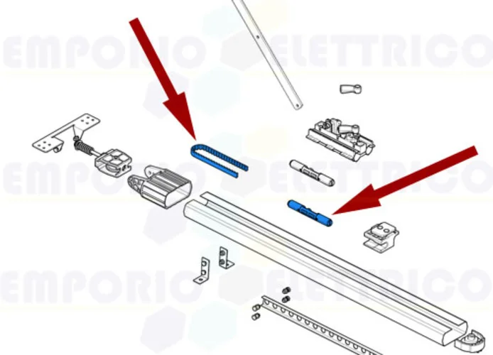 came spare part drive belt ver 119rie122