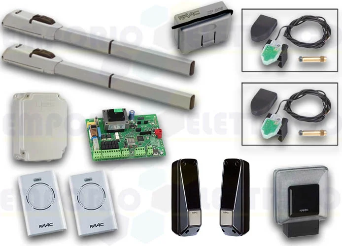 faac swing gate automation kit 230v longmaster sg 104155