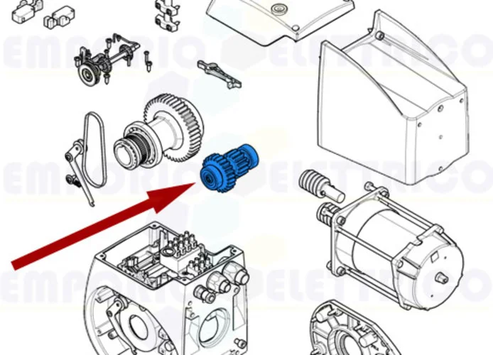 came spare part first reduction shaft c-bx 119ricx028