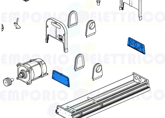 came spare part cover side caps f4000 119rid248