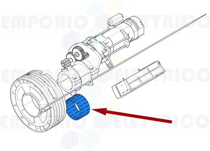 came spare part bearing band h40 119rih055