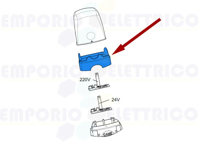 came spare part external ring kled 119rir200