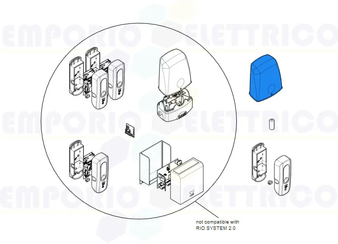 came spare part dome riolux01 119rir502