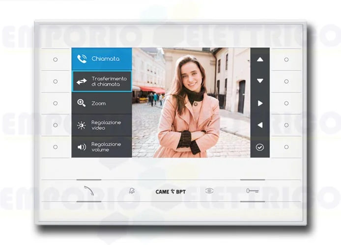 came bpt videocitofono vivavoce lcd futura ip wh 62100560