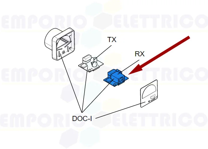 came spare part electronic board rx doc-i 119rir015