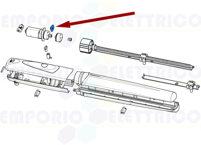 came spare part brake disc axo 119rid273