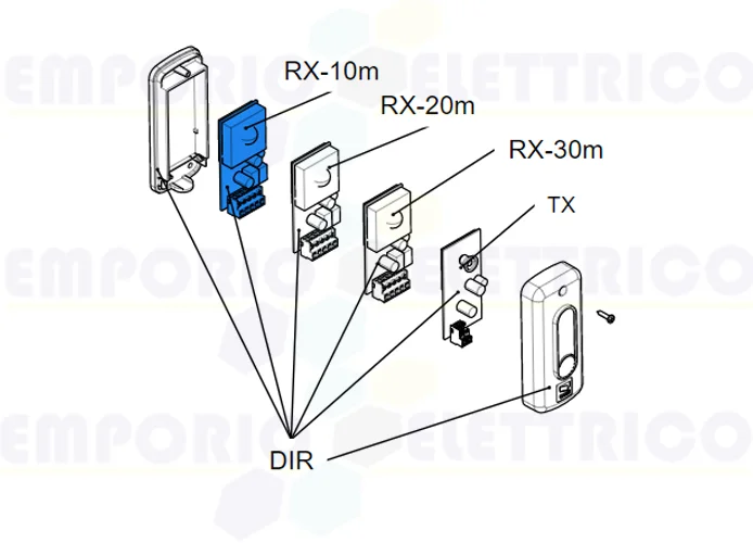 came spare part electronic board rx dir10 119rir137