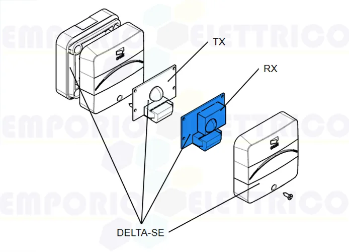 came spare part electronic board rx delta-se 119rir386