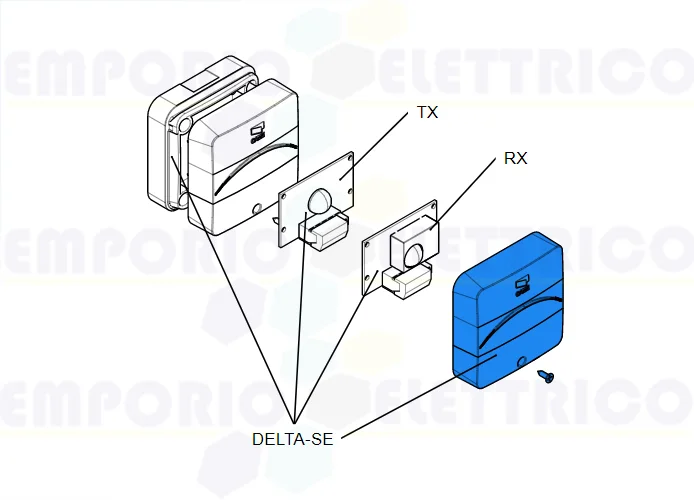 came spare part front cover delta-se 119rir388