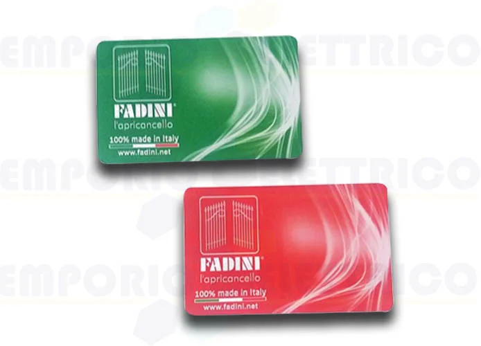 fadini coppia di dispositivi transponder formato tessera 693l