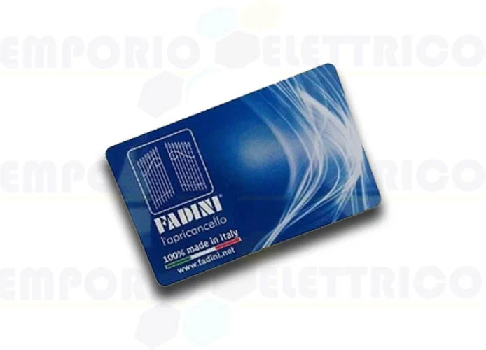 fadini dispositivo transponder formato tessera colore blu 694l