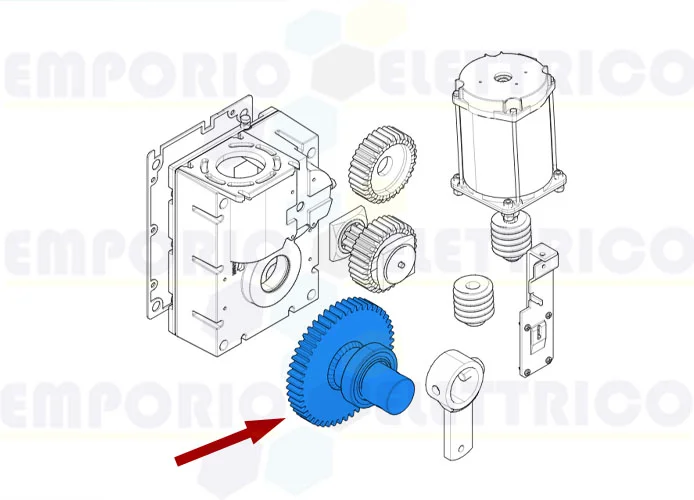 came spare part of the slow shaft for g2500 g4000 119rig050 