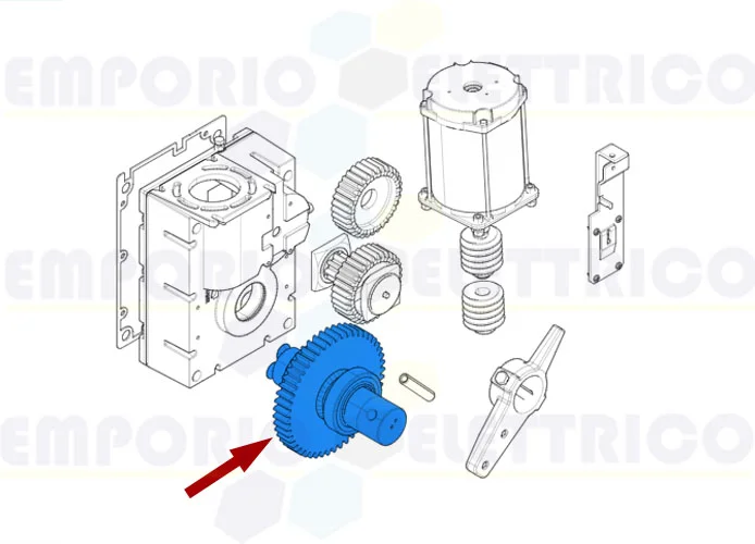 came spare part of the slow shaft for g3750 119rig331 