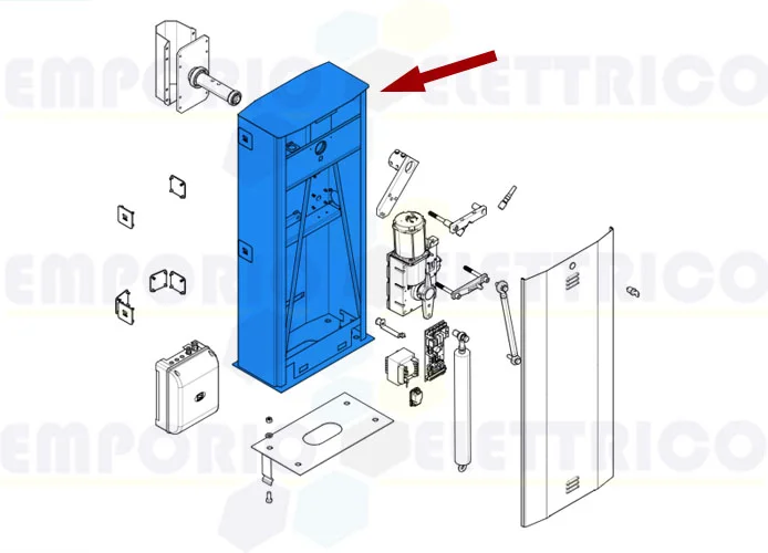 came spare part g5000 barrier cabinet 88001-0189