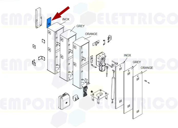 came spare part rod holder support g4000 119rig055