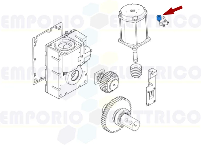 came spare part encoder magnet gard 119rig407