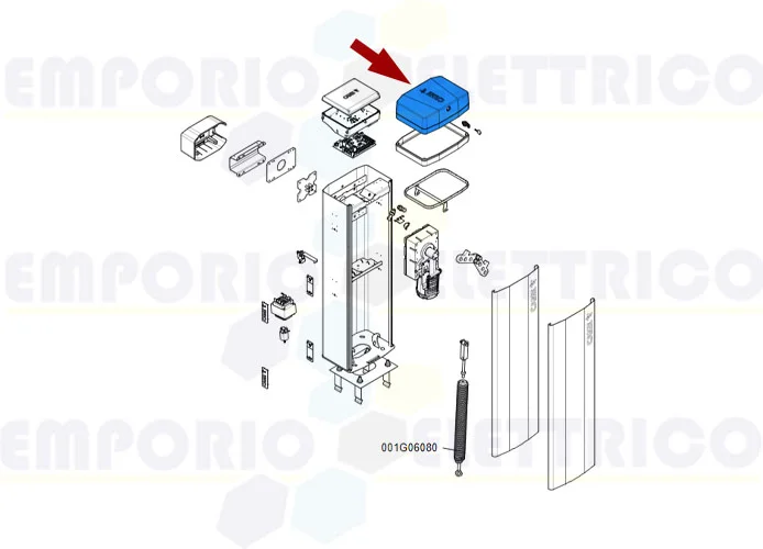 came spare part barrier cover gt4-gx4 88003-0075