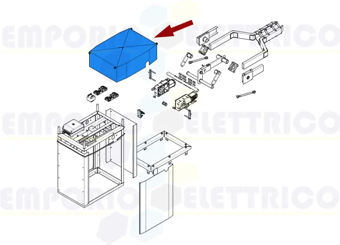 came spare part case cover g12000 119rig110