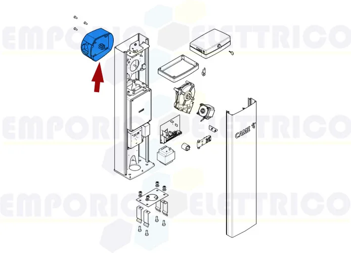 came ricambio attacco asta gpt40ags 88003-0031