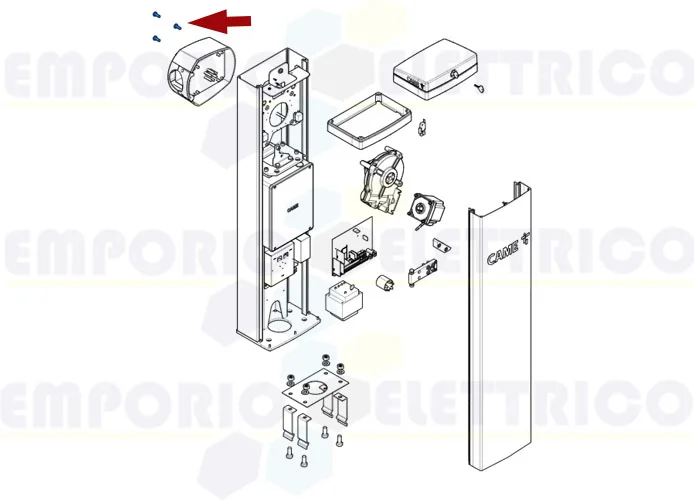 came ricambio viti plastiche snodo 20pz 88003-0041