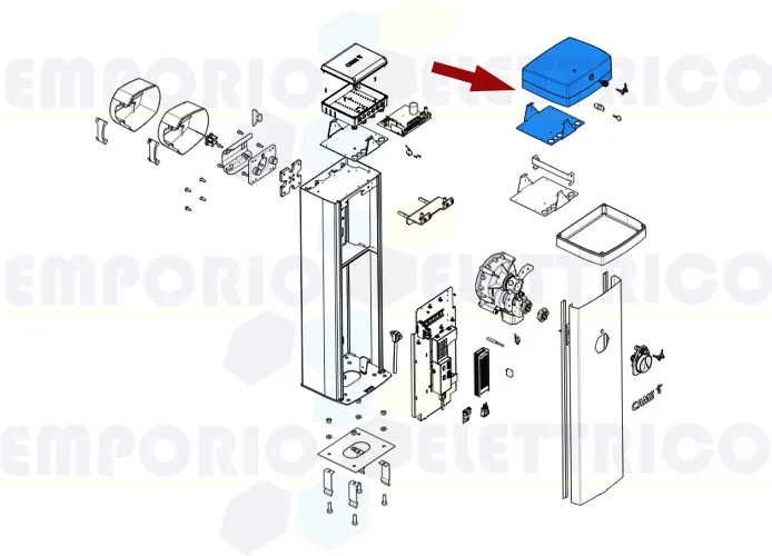 came spare part lock cover gpx40 88003-0043